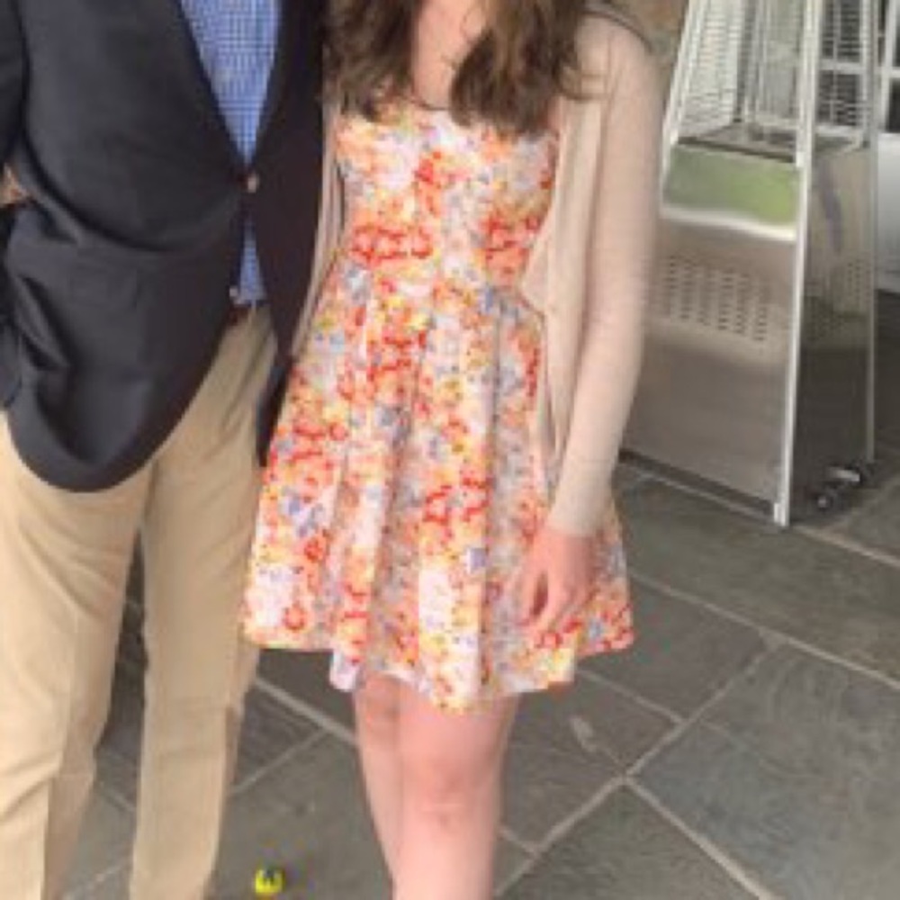 Short floral dress